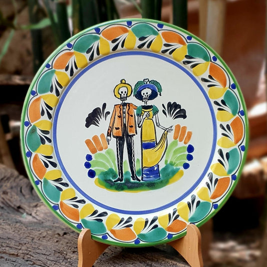 Catrina Wedding Plates Multi Colors