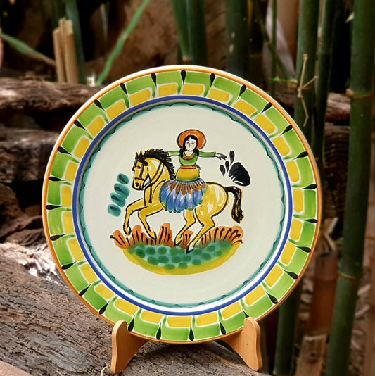 Cowgirl Plate MultiColors