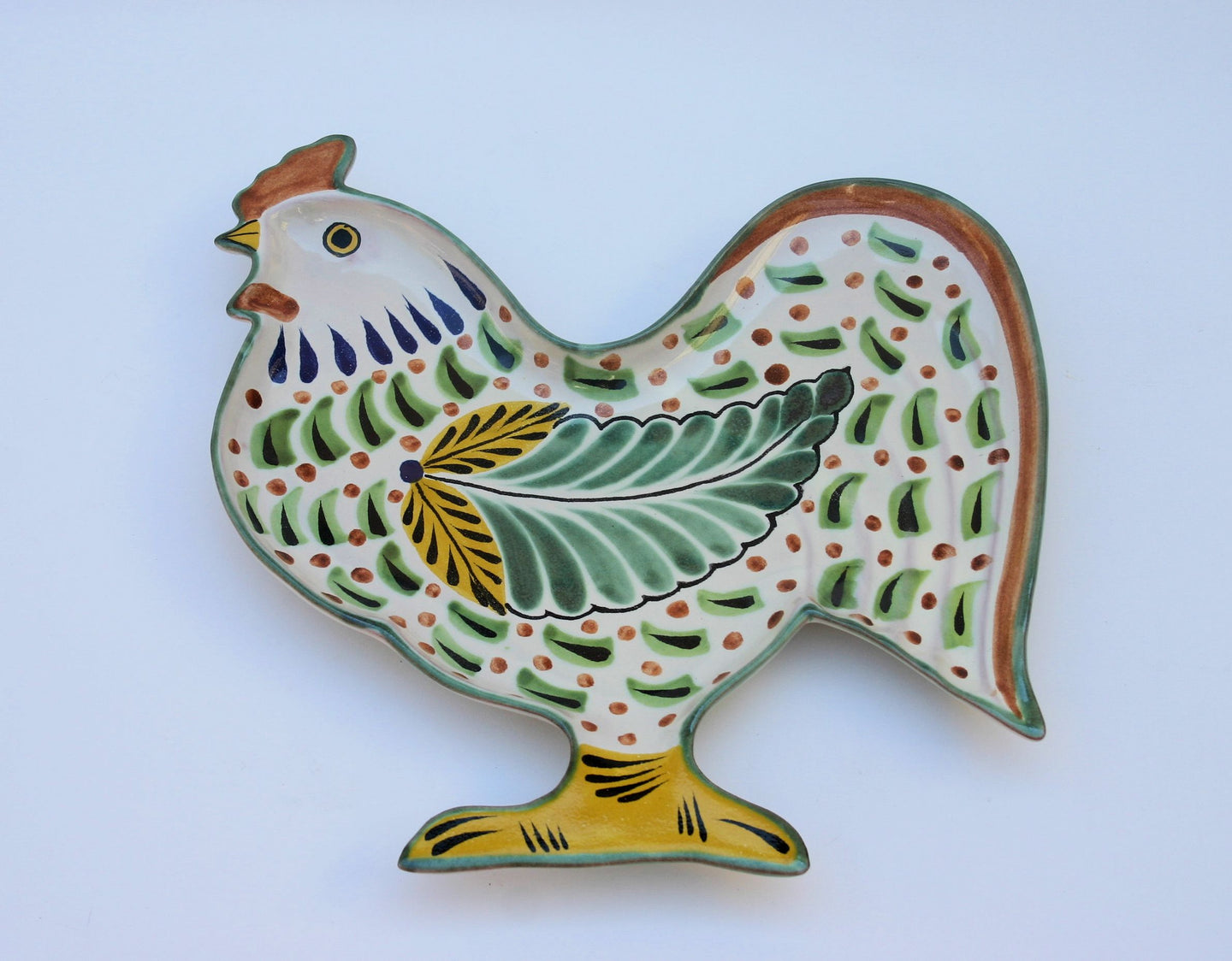 Rooster Snack Dish 9.8 X 10 