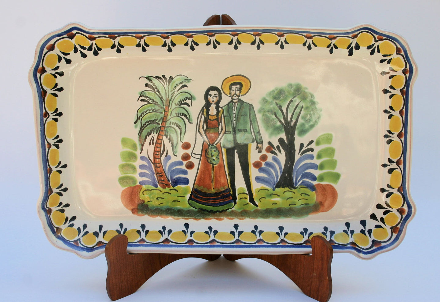 Wedding Decorative / Serving Rectangular Platter 16.9