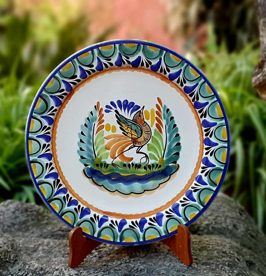 Dancing Bird VI Plate MultiColors