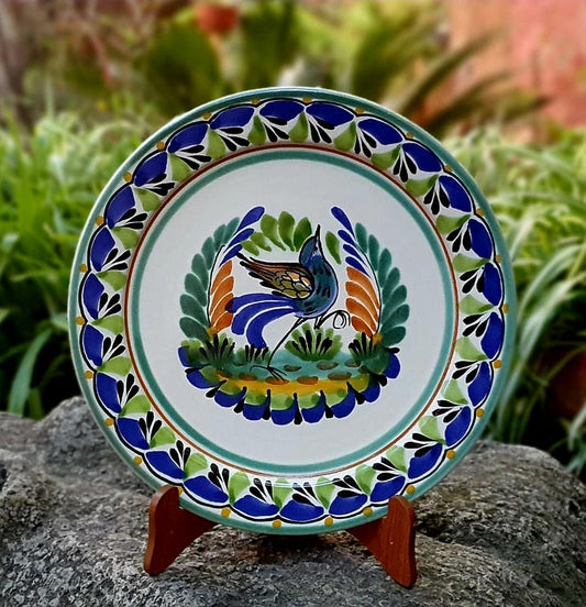 Dancing Bird VII Plate MultiColors
