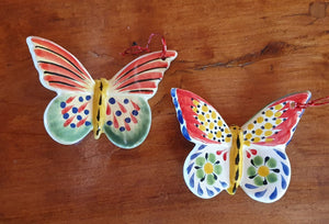 Ornament Butterfly Set of 2 Pieces Multi-colors