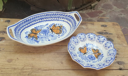 Butterfly Set of 2 Pieces Blue and White