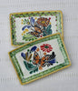 Monarch Butterfly Mini Rectangular Tray 3.9 X 5.5" Set of 2(Pieces) Multicolors