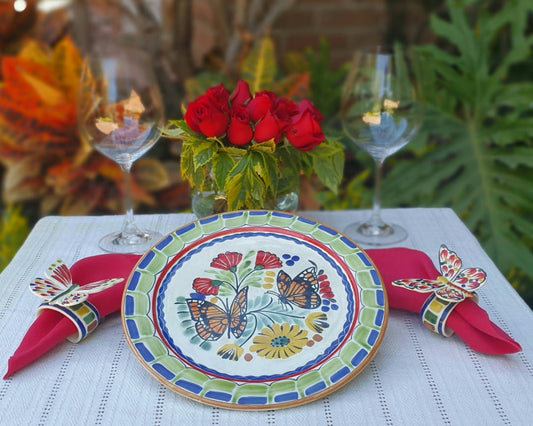 Monarch Butterfly Plates MultiColors