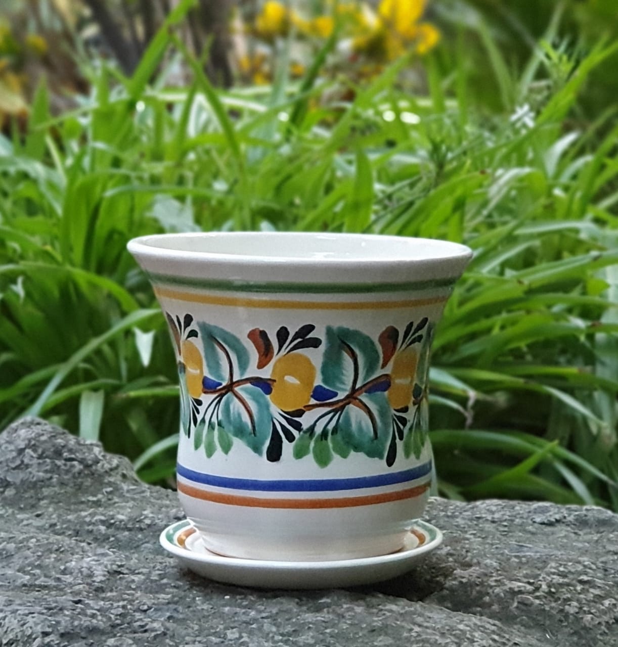 Beautiful Puerto Rico Ceramic Pot Holder – Puerto Rican Pride
