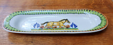 Horse Oval Long Plate 17.3*5.5" MultiColors