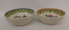Butterfly Cereal Bowl 16.9 Oz Set of 2 Green Colors - Mexican Pottery by Gorky Gonzalez