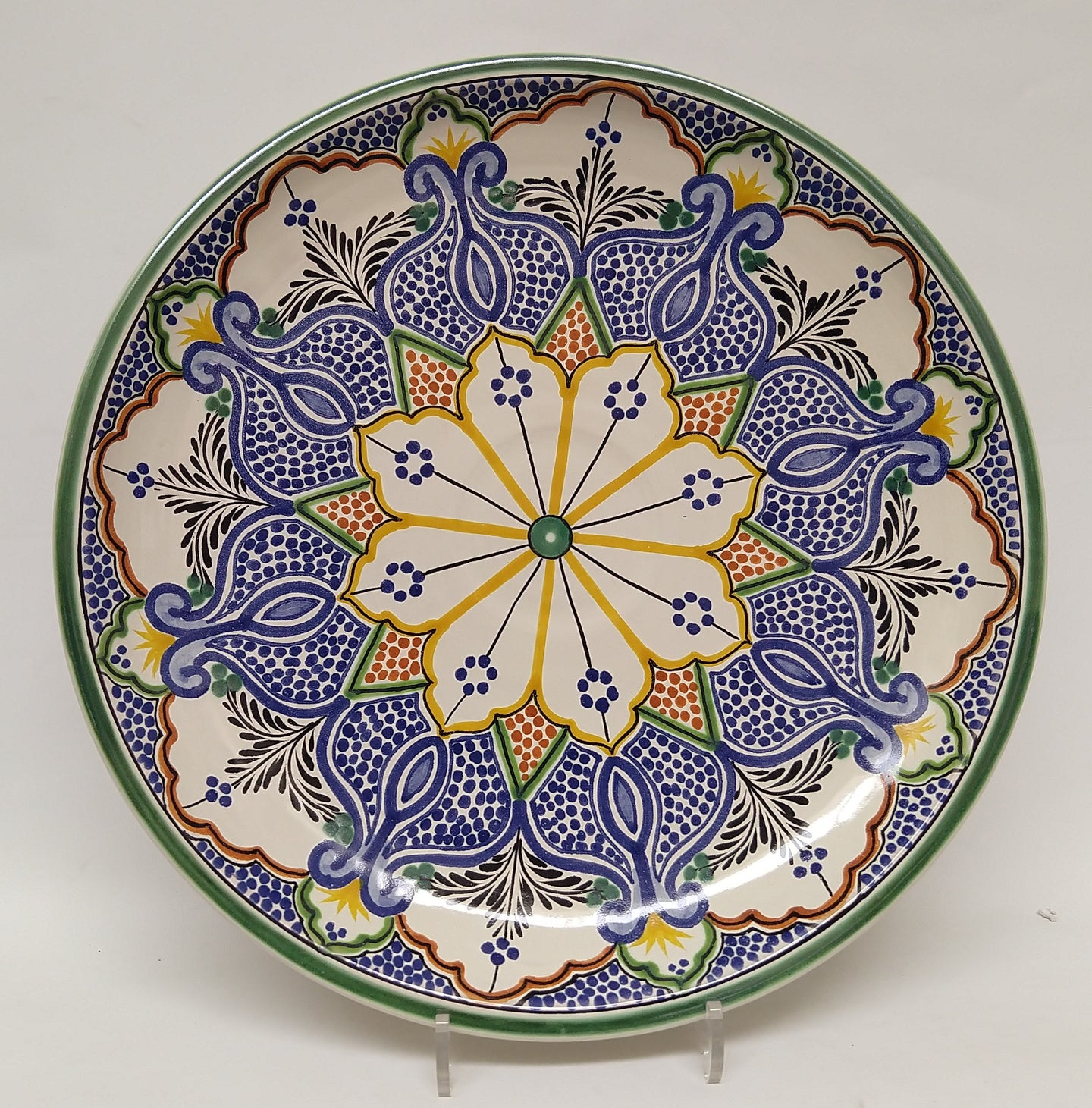 Decorative Platters Pomegranate Pattern Multi-colors