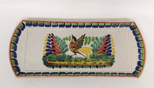 Bird Large Tray 6.1*14" MultiColors - Mexican Pottery by Gorky Gonzalez
