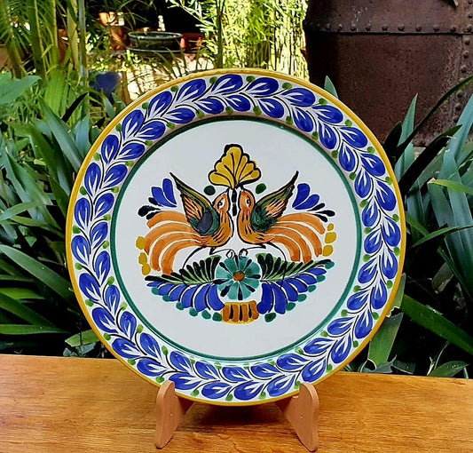 Love Birds Plate MultiColors