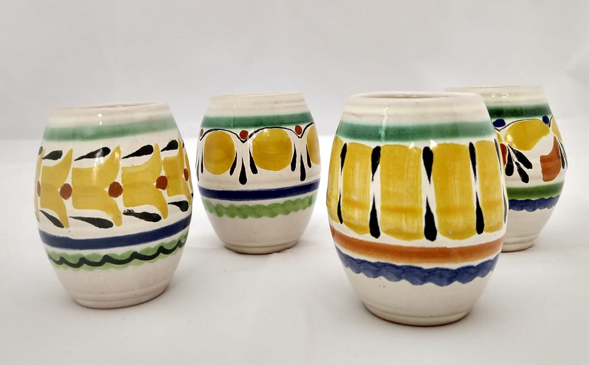 Mezcal Shot Yellow Set of 4