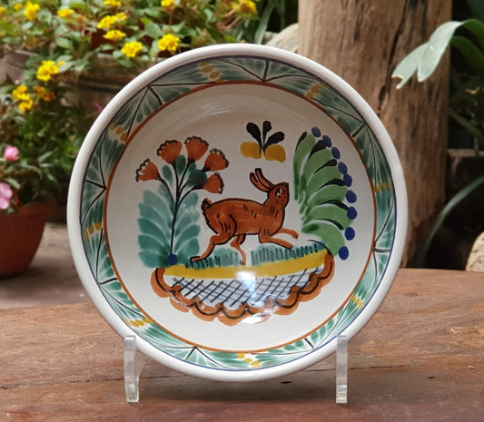 Rabbit Cereal/Soup Bowl 16.9 Oz Multicolor