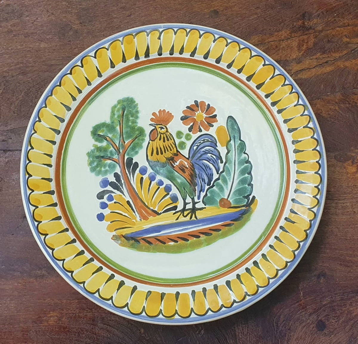Rooster Plate MultiColors