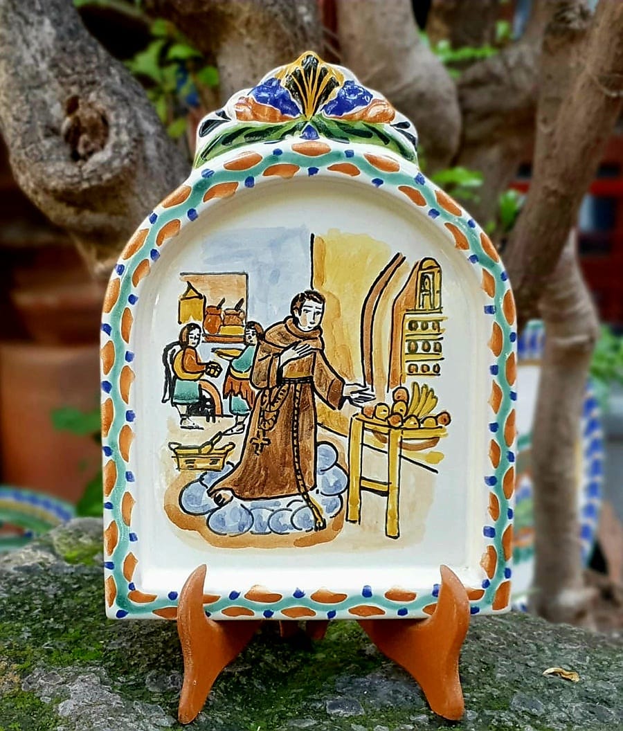 Saint Pascual / Saint of Kitchen AltarPiece 8.9