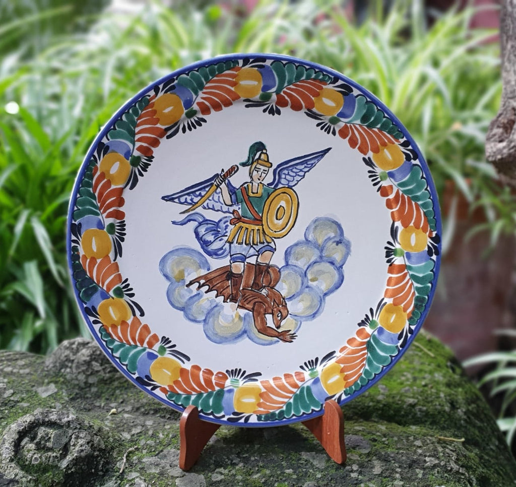 Saint Michael Archangel Decorative Plates Multi-colors Religious
