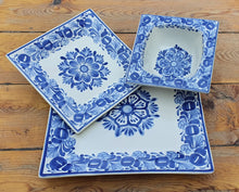 Flower Dish Set (3 pieces) One Service Blue and White (Ready to Ship)