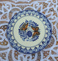 Monarch Butterfly Plate Blue Colors