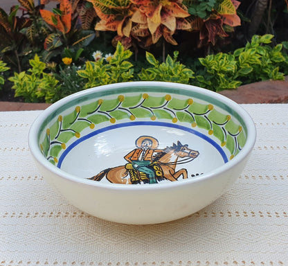 Tazón de sopa/cereal Cowboy 16.9 Oz Multicolor 
