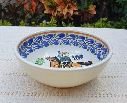 Cowboy Cereal/Soup Bowl 16.9 Oz Multicolor