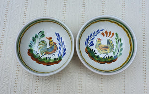 Rooster Small Bowl Set of 2 4.9" D MultiColors