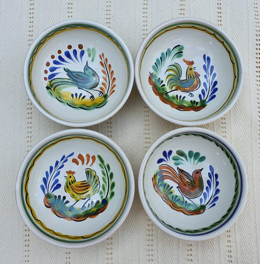 Animals Small Bowl 4.9 in D Set of 4 pieces Multicolors