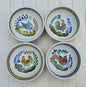 Animals Small Bowl 4.9 in D Set of 4 pieces Multicolors