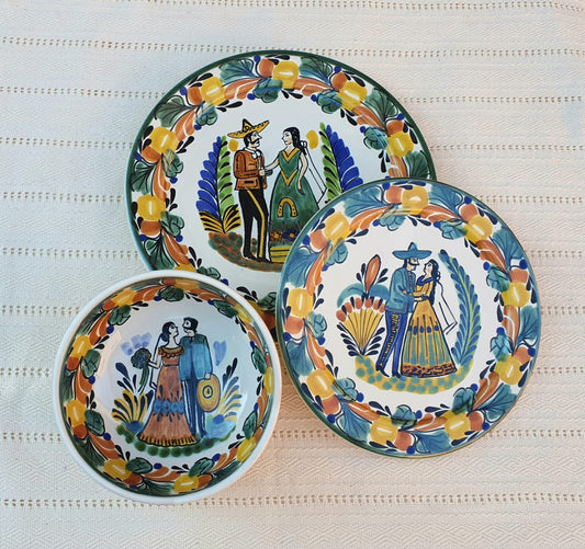 Wedding Dinner Set (3 pieces) Multicolor