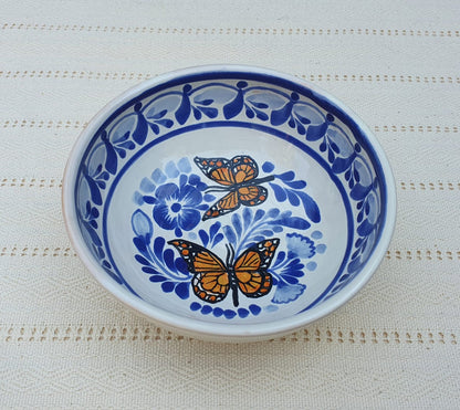 Monarch Butterfly Cereal/Soup Bowl 16.9 Oz Multicolor