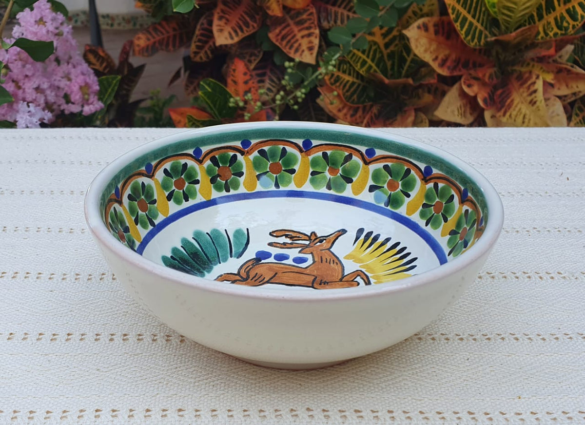 Tazón de sopa/cereal de ciervo 16.9 oz Multicolor 
