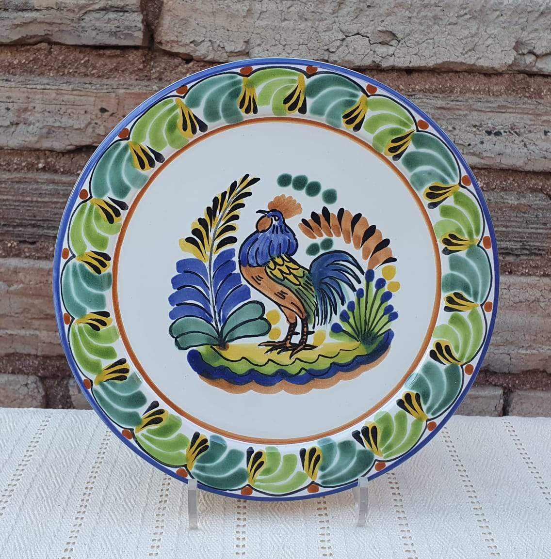 Rooster Plate MultiColors