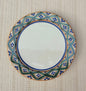 Plate with rhombus Border MultiColors