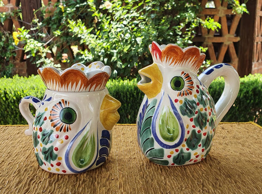 Rooster Sugar & Creamer Set of 2 Multicolor