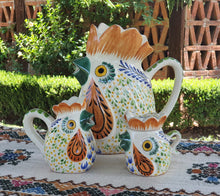 Rooster Set of 3 Multicolor