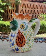 Rooster Creamer Pitcher 10 Oz MultiColors