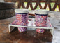 Party Teq Shot Set Milestones Pattern Purple Color