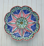 Flower Tortilla Chip Snack Bowl / Nachos Platter MultiColors