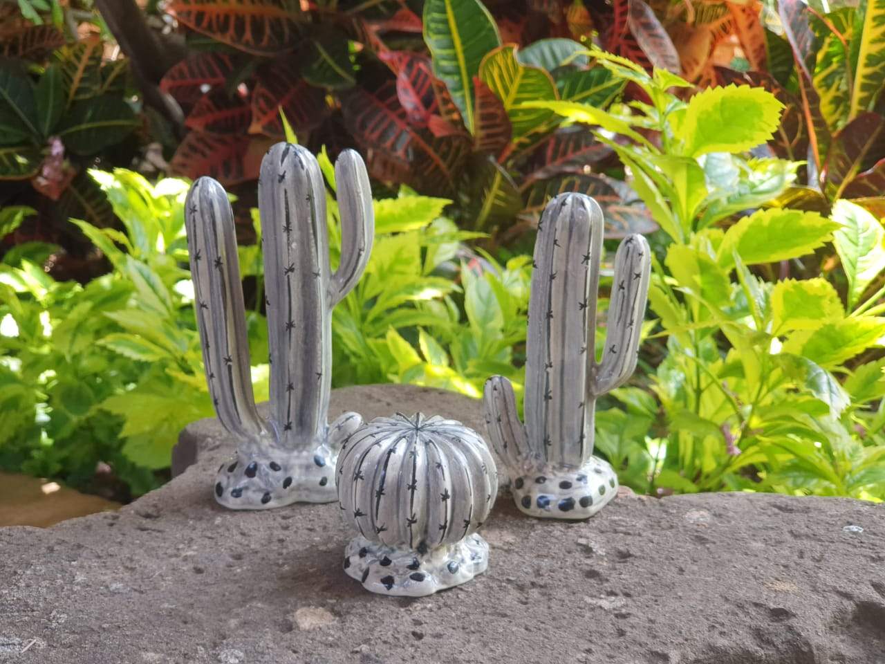 Cactus Figures Sets Of 3 Pieces Choose Your Favorite Color