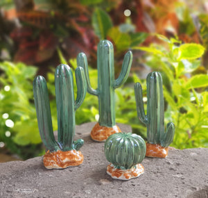 Cactus Figures Sets Of 4 Pieces Choose Your Favorite Color