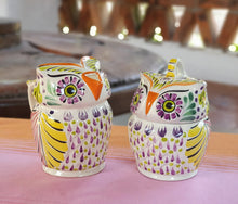 Owl Sugar & Creamer Set of 2 Purple Colors