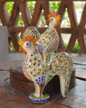 Rooster Figure 12.6" Set of 2 Multicolors