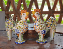 Rooster Figure 12.6" Set of 2 Multicolors