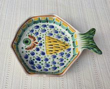 Fish Plate w/tail 7.5*5.5" Multicolors