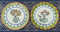 Catrina Bread Plate / Tapa Plate 6.3" D Multicolor Couple Set of (2 pieces)