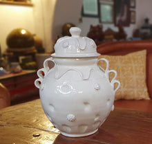 Decorative Vase w/Strawberries White