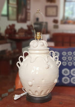 Lamp Decorative Vase w/Strawberries White