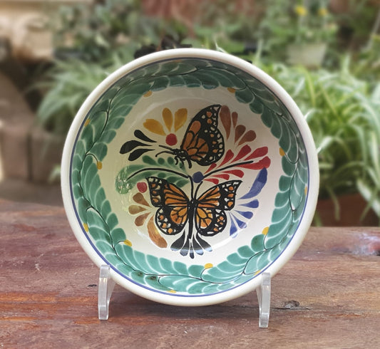 Monarch Butterfly Cereal/Soup Bowl 16.9 Oz MultiColors