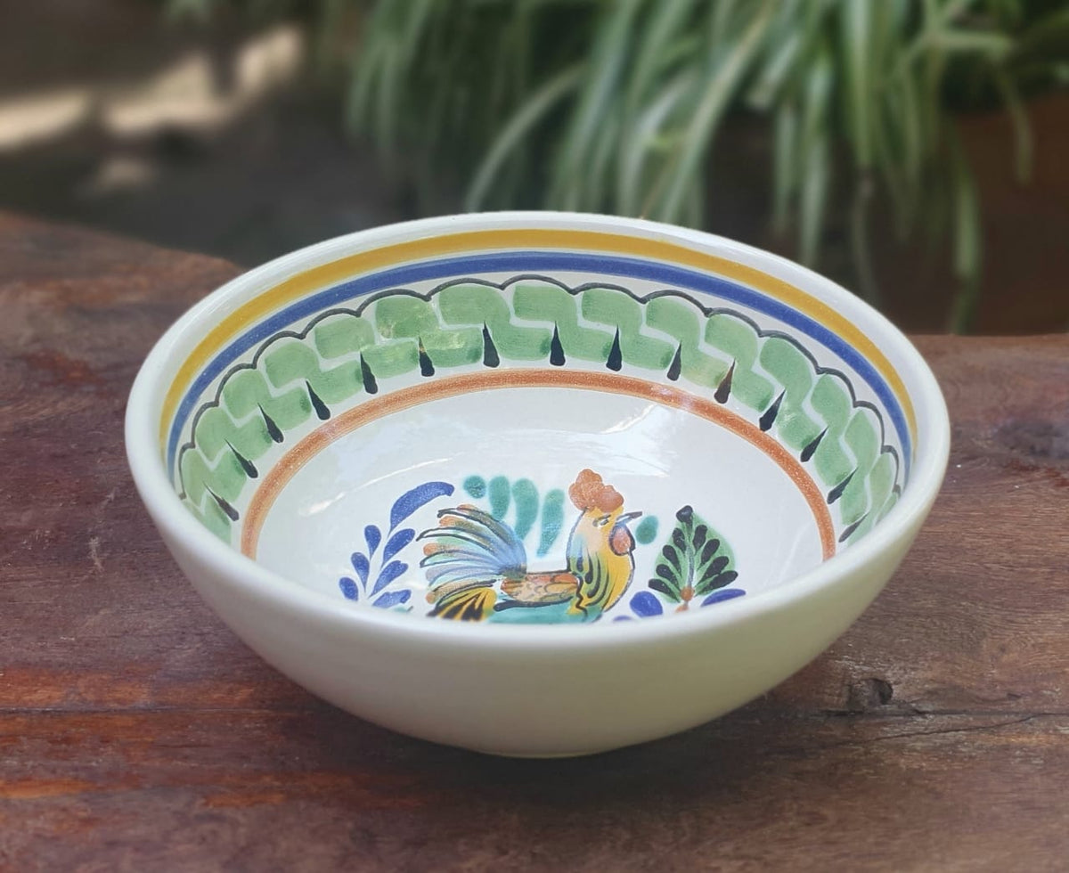 Rooster Cereal/Soup Bowl 16.9 Oz Multi-colors