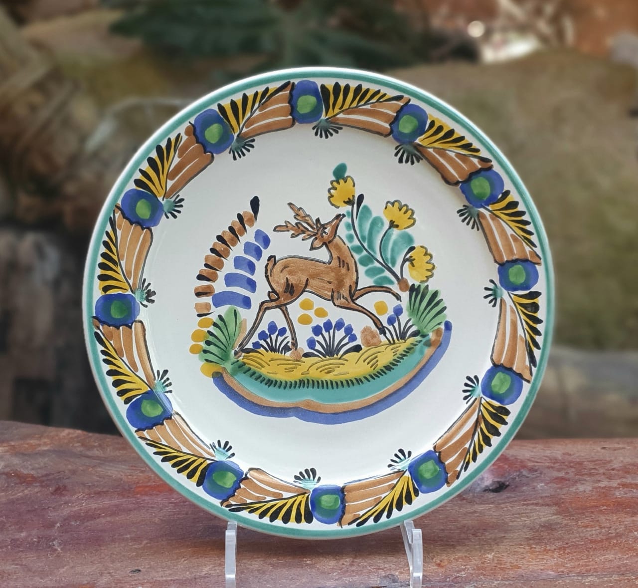 Deer Plate MultiColors